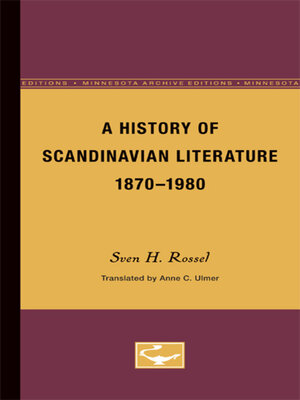 cover image of A History of Scandinavian Literature, 1870-1980